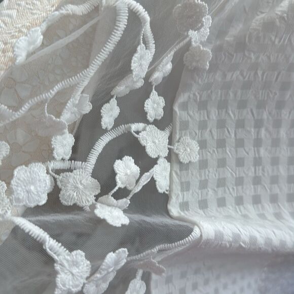 Anthropologie Maeve Sleeveless Embellished Smocked Midi Dress - Picture 9 of 10